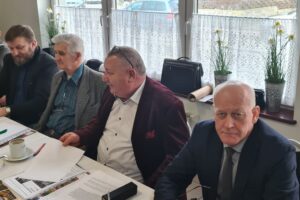 od lewej: Andrzej Dworzyński, Tadeusz Gabryszak, Sławomir Studziński, Jan Grzesiek