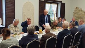 Przewodniczący Spotkania Sprawozdawczo-Wyborczego Jan Grzesiek